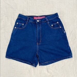 High waisted 'Femme Fatale' indigo denim shorts NWOT